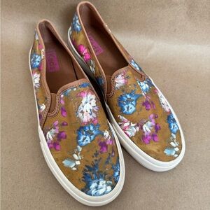 Keds Double Decker Midnight Bloom Slip On Sneaker. Size 6